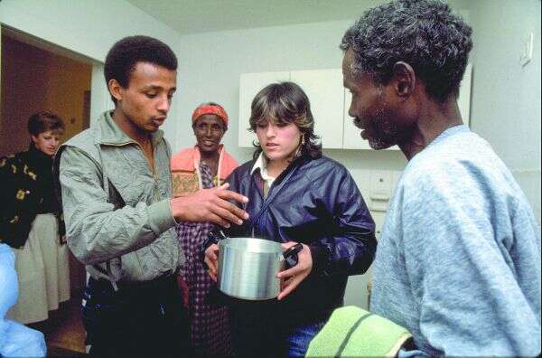 מרכז קליטה במבשרת, 1985. | נתי הרניק, לע"מ