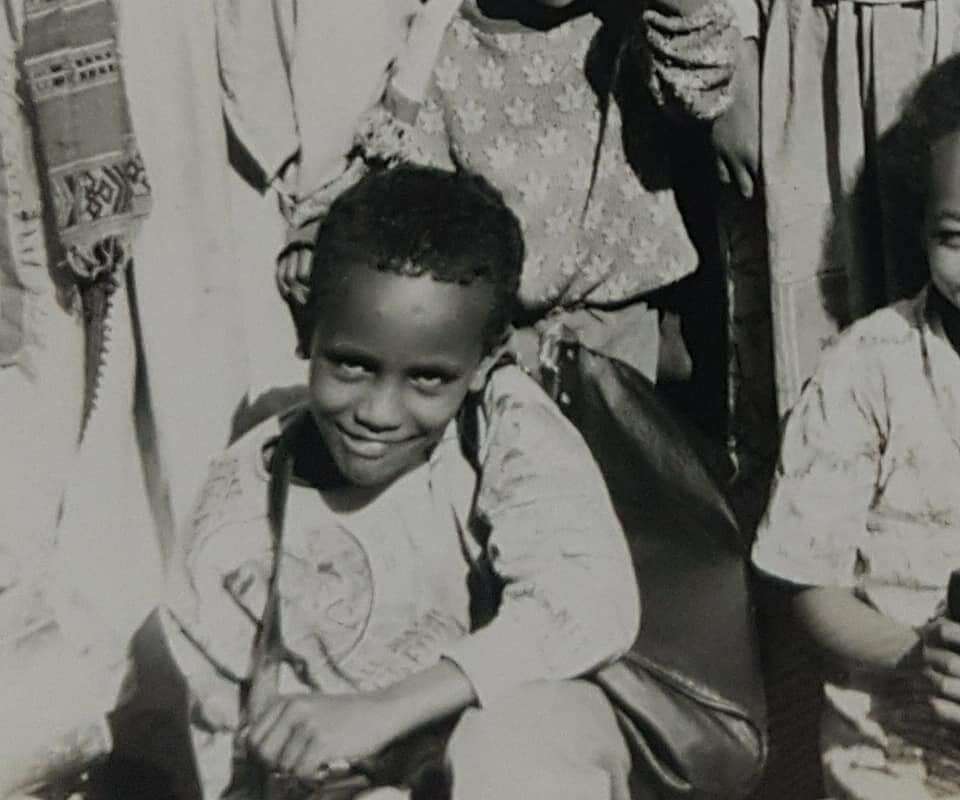 דוד אבטה בילדותו באתיופיה