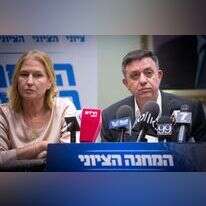 אבי גבאי וח''כ ציפי לבני. | מרים אלסטר, פלאש90