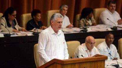 נשיא קובה מיגל דיאס-קאנל. | EPA