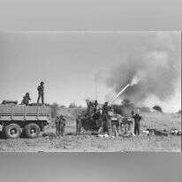 כוחות צה"ל ברמת הגולן במלחמת יום הכיפורים. | דוד רובינגר, לע"מ