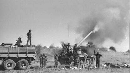 כוחות צה"ל ברמת הגולן במלחמת יום הכיפורים. | דוד רובינגר, לע"מ