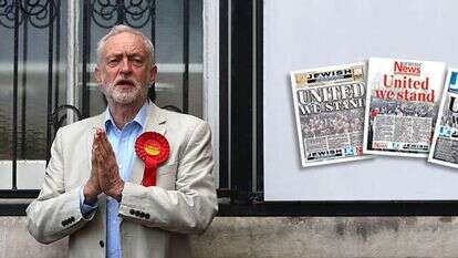 ג'רמי קורבין והעיתונים היהודיים. | AFP