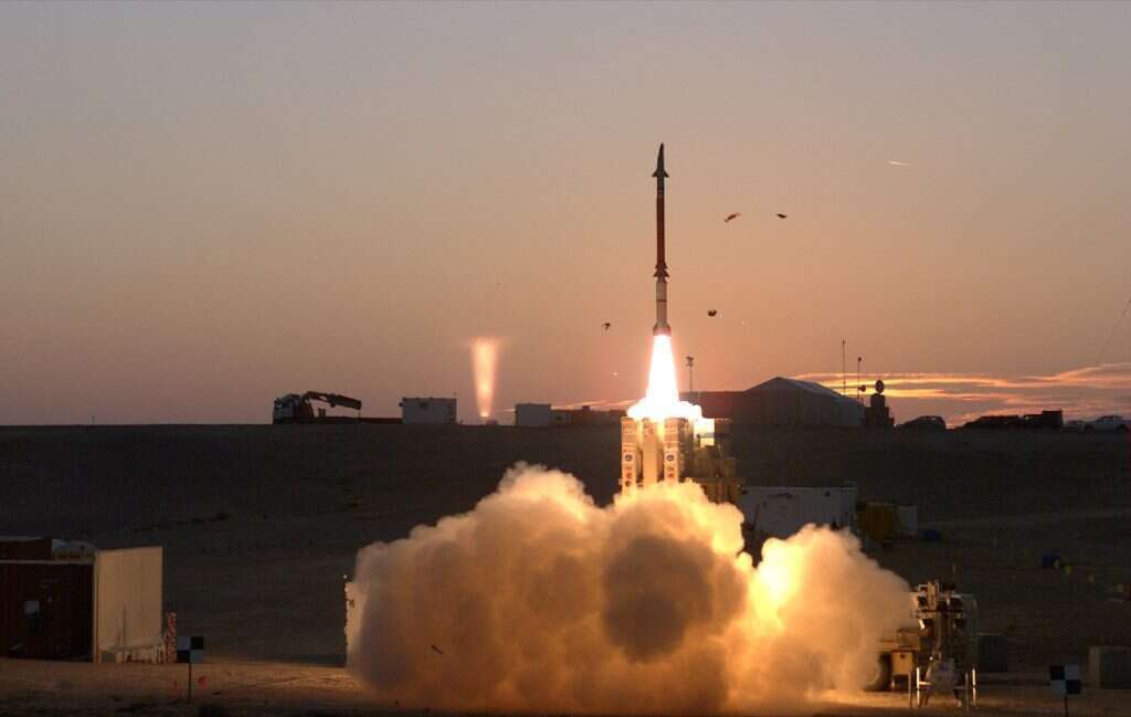 ניסוי במערכת 'קלע דוד'. | AFP