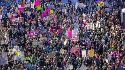 "צעדת הנשים" הליברלית הגדולה. | שאטרסטוק "צעדת הנשים" הליברלית הגדולה. | שאטרסטוק