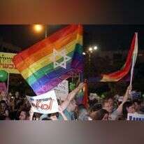 הפגנת להט"ב בכיכר רבין. | גדעון מרקוביץ