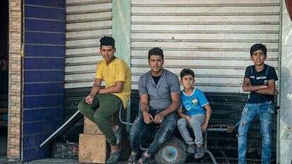 צעירים מצרים בסיני. הרשויות מנסות לשדר ''עסקים כרגיל''. | AFP