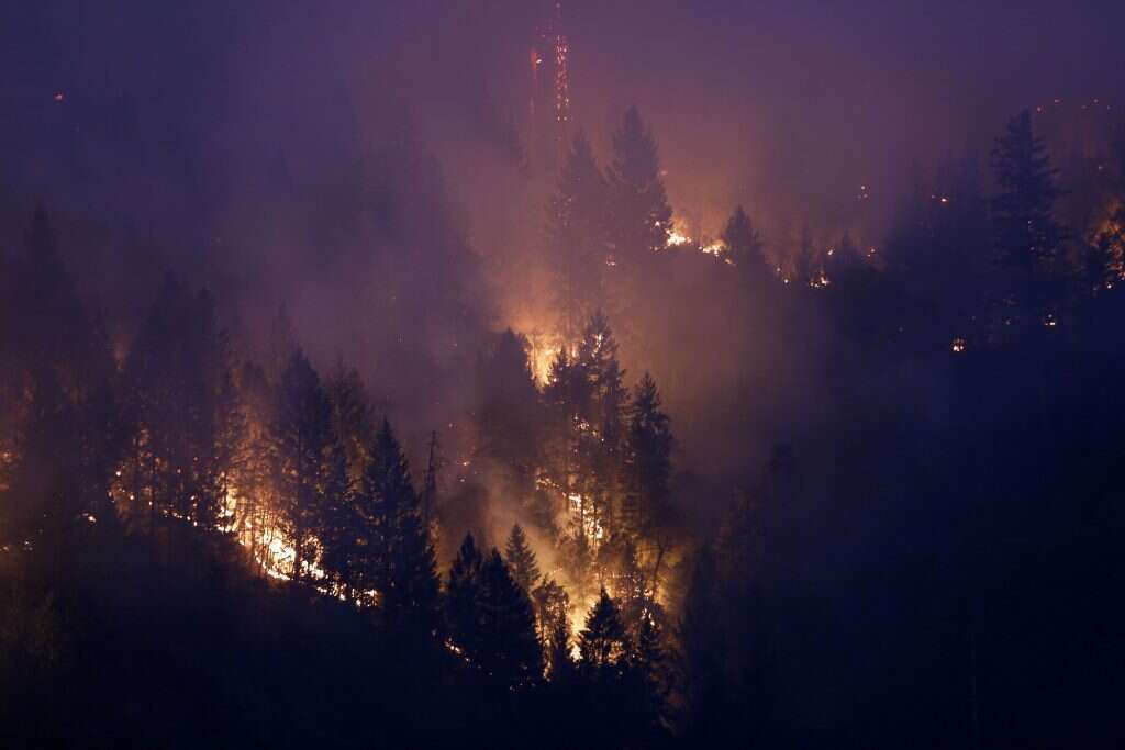השריפה בקליפורניה. | AFP השריפה בקליפורניה. | AFP