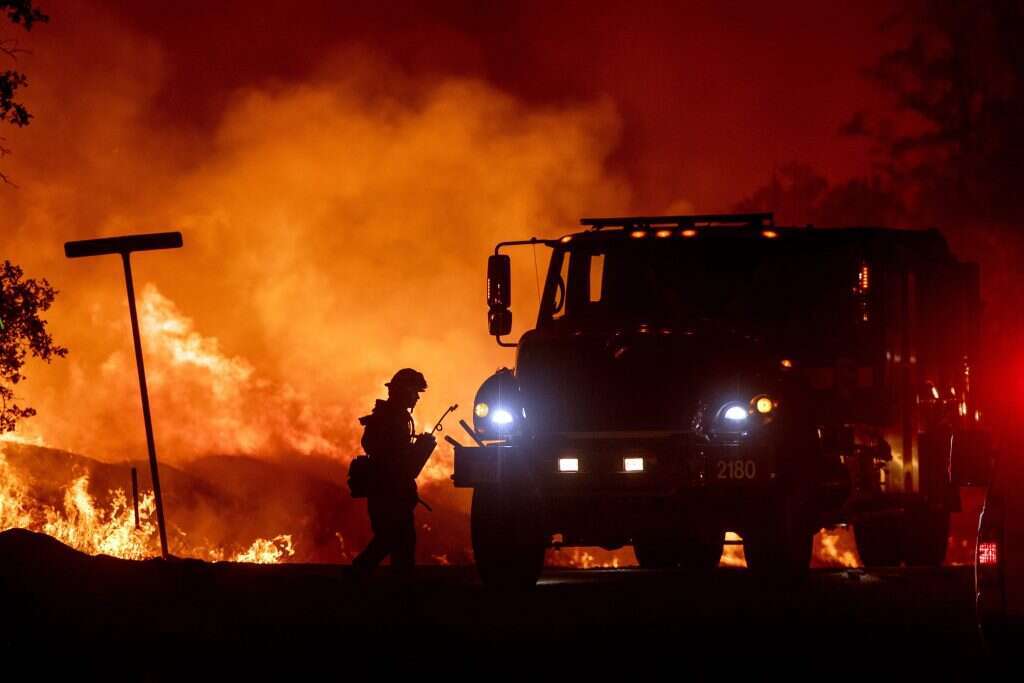השריפה בקליפורניה. | AFP השריפה בקליפורניה. | AFP
