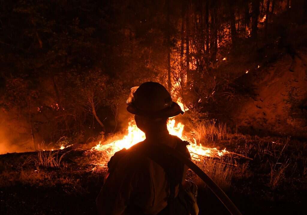 השריפה בקליפורניה. | AFP השריפה בקליפורניה. | AFP