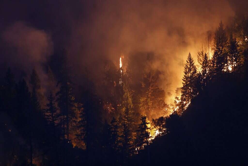 השריפה בקליפורניה. | AFP השריפה בקליפורניה. | AFP