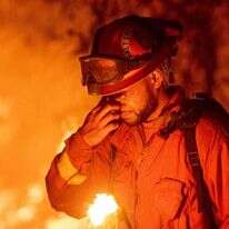 השריפה בקליפורניה. | AFP