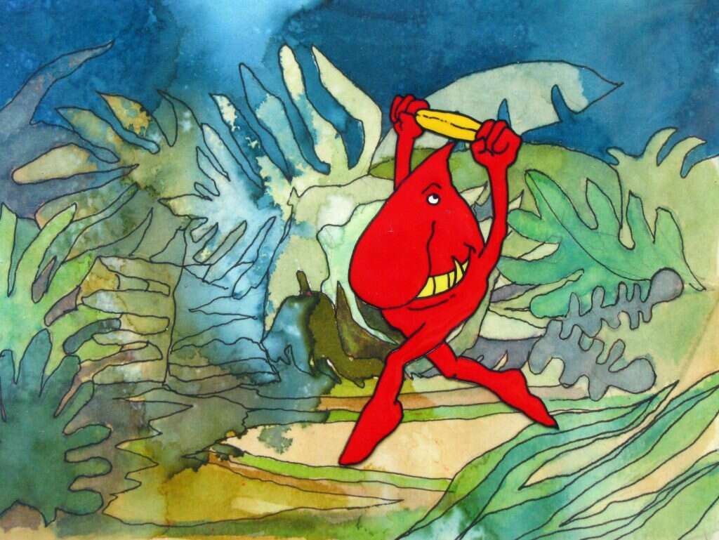 מכופף הבננות. איור: באדיבות דודו שליטא