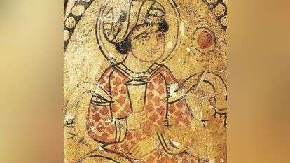 ציור קיר מהמאה ה-11 של הח'ליף אל-חאכם. | Loaka 1