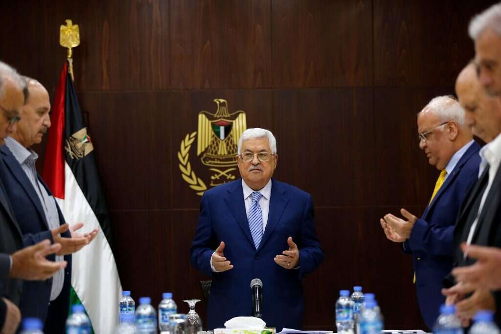 אבו מאזן ברמאללה. | AFP