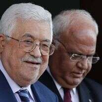 אבו מאזן וסאאיב עריקאת. | AFP