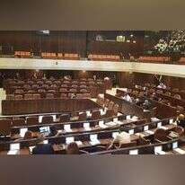מליאת הכנסת בזמן הדיון נגד חוק הלאום. ישיבה דחופה? | שירית אביטן כהן