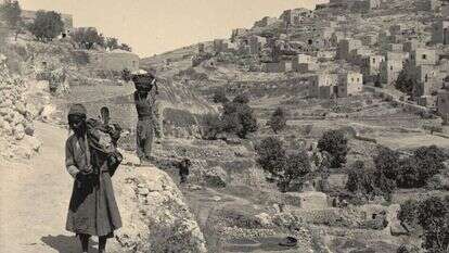 כפר השילוח התימני בירושלים בתחילת המאה העשרים. | באדיבות ספריית הקונגרס האמריקאי