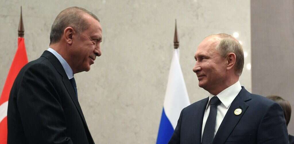 ארדואן ונשיא רוסיה ולדימיר פוטין. | AFP