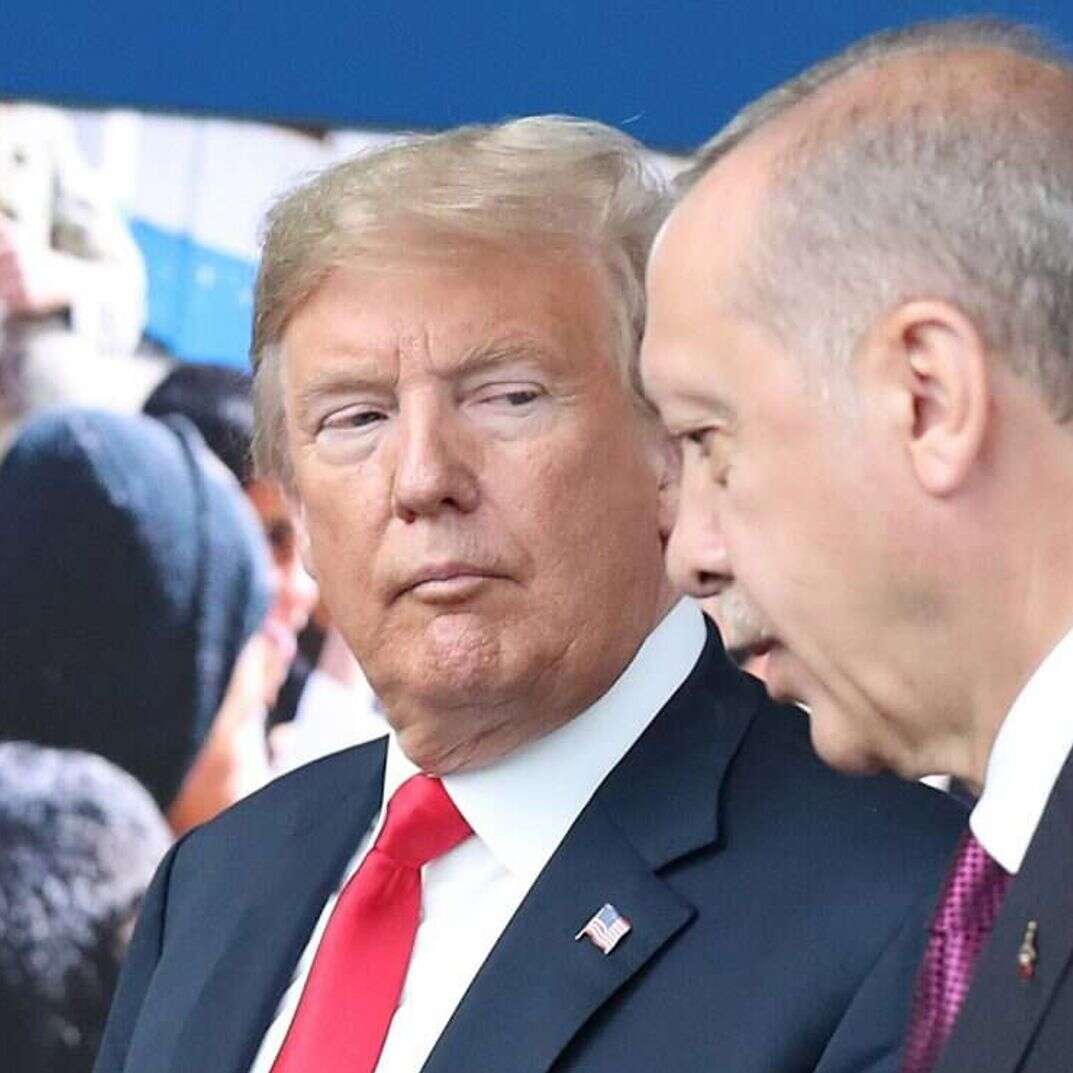 דונלד טראמפ ורג'יפ טאיפ ארדואן. | AFP דונלד טראמפ ורג'יפ טאיפ ארדואן. | AFP