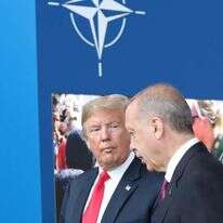 דונלד טראמפ ורג'יפ טאיפ ארדואן. | AFP