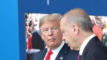 דונלד טראמפ ורג'יפ טאיפ ארדואן. | AFP