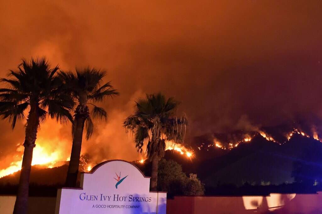 השריפות בקליפורניה. | AFP
