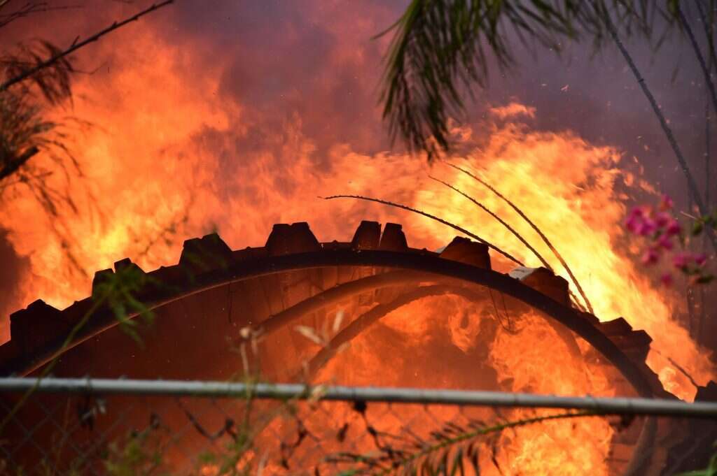 השריפות בקליפורניה. | AFP