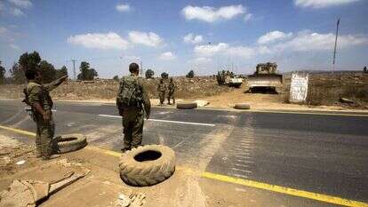 תרגיל של צה''ל בצפון. | EPA