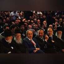 השר אריה דרעי, בנימין נתניהו וסגן השר יעקב ליצמן. | קובי גדעון, לע''מ