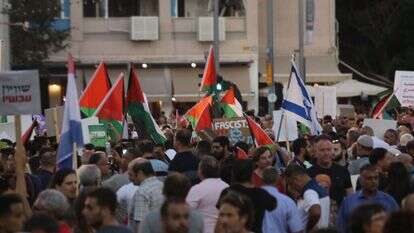 הפגנת ועדת המעקב של ערביי ישראל בכיכר רבין בת"א. | גדעון מרקוביץ' הפגנת ועדת המעקב של ערביי ישראל בכיכר רבין בת"א. | גדעון מרקוביץ'