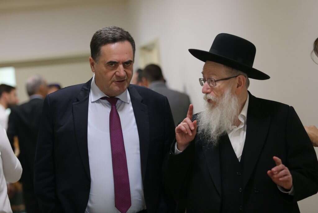 שר התחבורה ישראל כ"ץ וסגן השר יעקב ליצמן. | אלכס קולומויסקי שר התחבורה ישראל כ"ץ וסגן השר יעקב ליצמן. | אלכס קולומויסקי