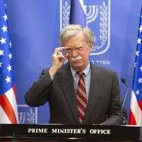 ג'ון בולטון בישראל. | EPA