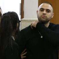 בן דרי בבית המשפט המחוזי. | AFP בן דרי בבית המשפט המחוזי. | AFP