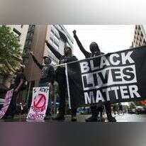 הפגנת ארגון "בלאק לייווס מאטר". | EPA