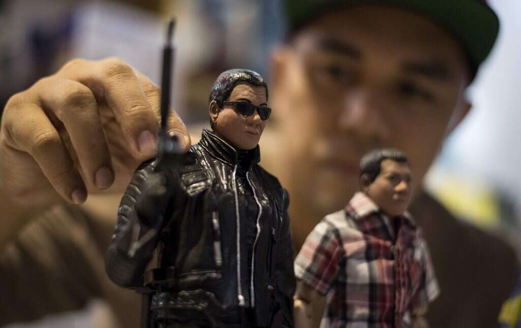 בובה של דוטרטה בפיליפינים. | AFP