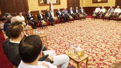 פגישת ראשי חמאס בעזה. הרגיעה בדרך? | EPA