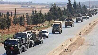 כוחות טורקים עוזבים את אידליב. | AFP