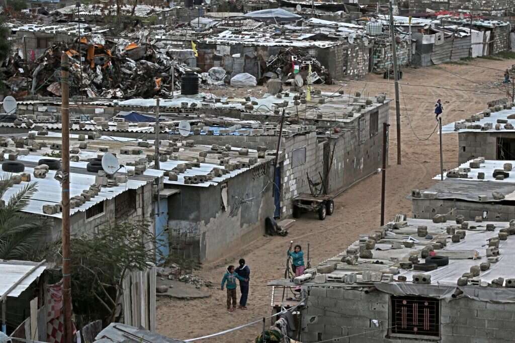 מחנה הפליטים חאן יונס. | EPA