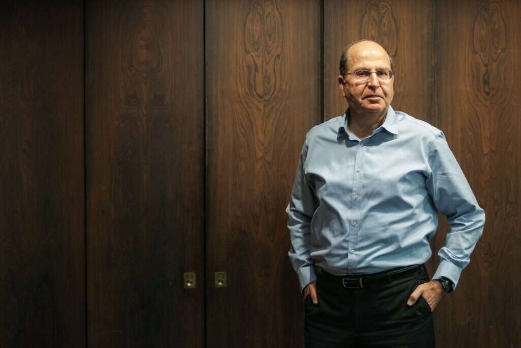 משה 'בוגי' יעלון. | אבישג שאר-ישוב