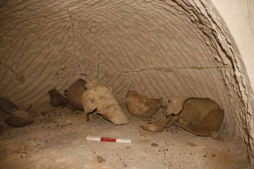 אתר החפירות שבו התגלו הבולות. | אסף שטרן אתר החפירות שבו התגלו הבולות. | אסף שטרן