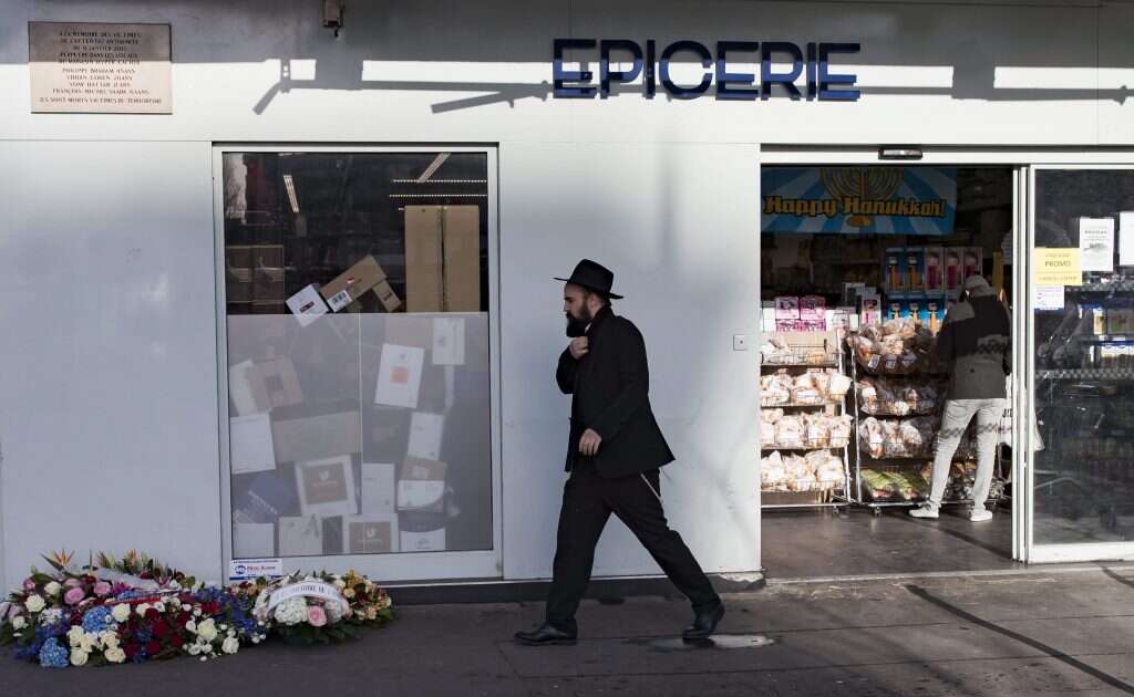 זירת הפיגוע בהיפר כשר בפריז. | EPA