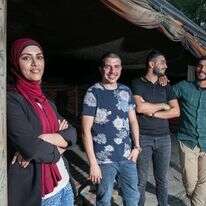 מימין לשמאל: דיאב אל-גבלאן (ערערה), קוסאי אל עמור (כסייפה), ניזאר אבו-עאידה (רהט) ועואטף אבו-מעמר (שגב שלום). | יוסי אלוני