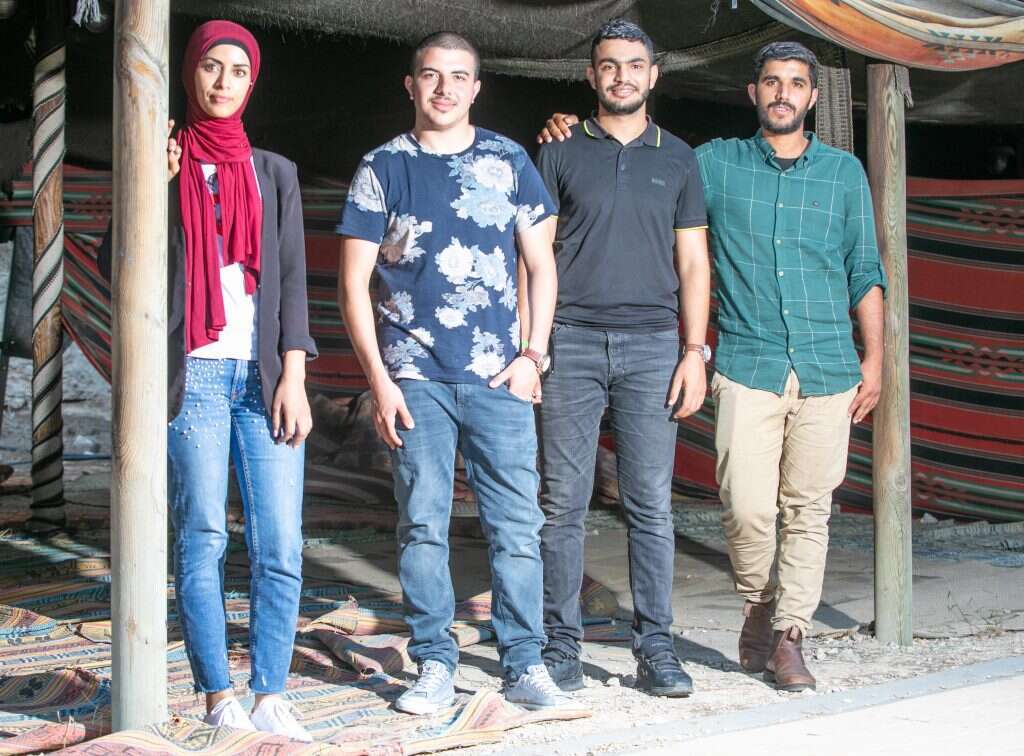 מימין לשמאל: דיאב אל-גבלאן (ערערה), קוסאי אל עמור (כסייפה), ניזאר אבו-עאידה (רהט) ועואטף אבו-מעמר (שגב שלום). | יוסי אלוני