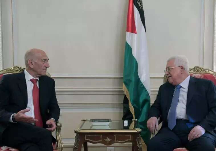 אולמרט ואבו מאזן