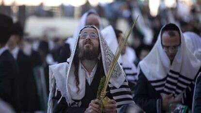 הושענות וברכת כוהנים בכותל המערבי. חג סוכות תשע''ט. | EPA