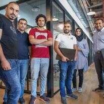 עובדי החברה. מימין: מנכ"ל סיראג' עו"ד עותמאן אלשייך ורפאע איזברגה. | יוסי אלוני