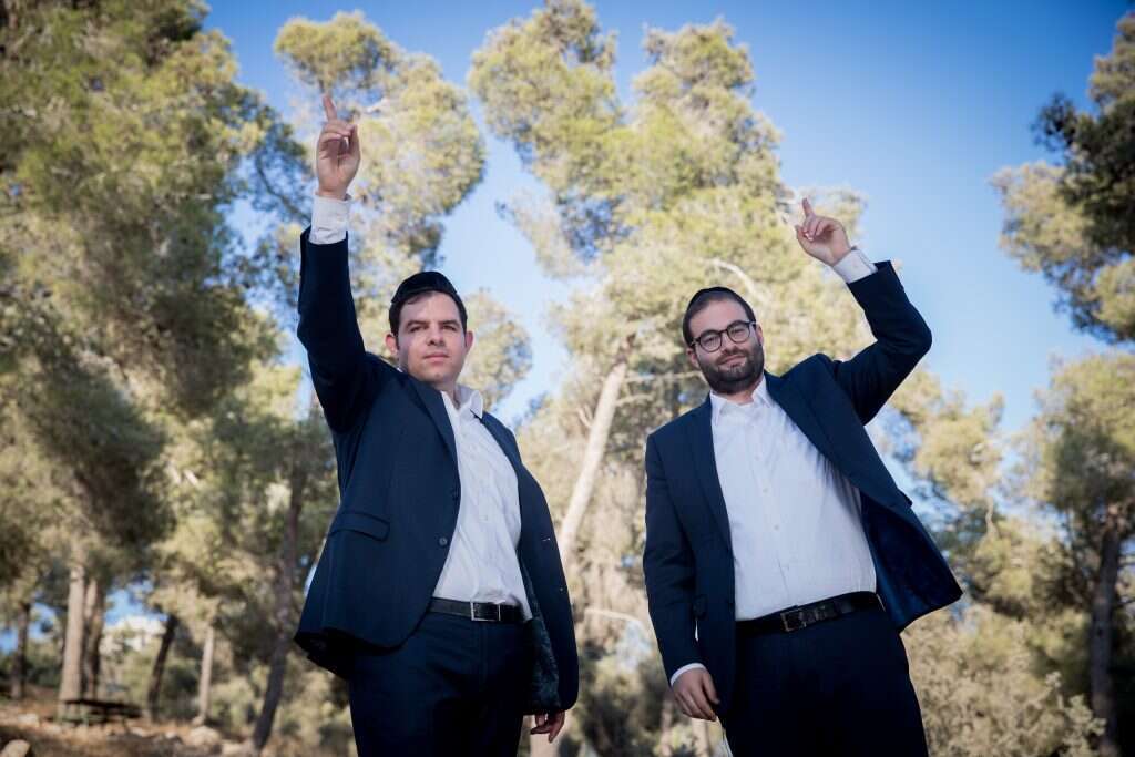 איצי ברי (מימין) ואלי קליין. | יונתן זינדל/פלאש 90