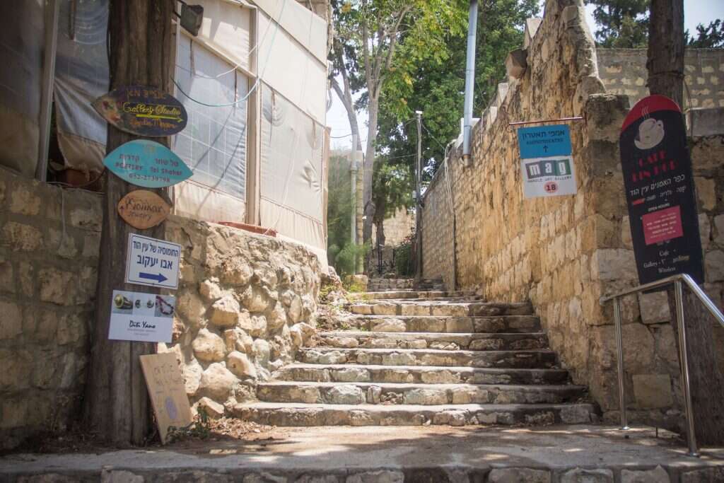 כפר האמנים עין־הוד. | גארט מילס, פלאש 90