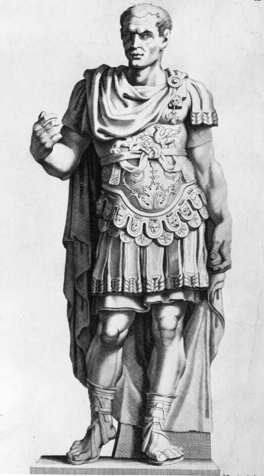 יוליוס קיסר. איור: גטי אימג'ס